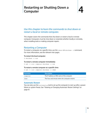 Command Line Admin V10.5