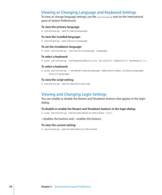 Command Line Admin V10.5