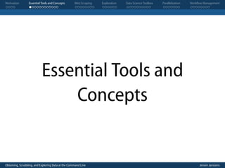 Obtaining, Scrubbing, and Exploring Data at the Command Line by Jeroen ...