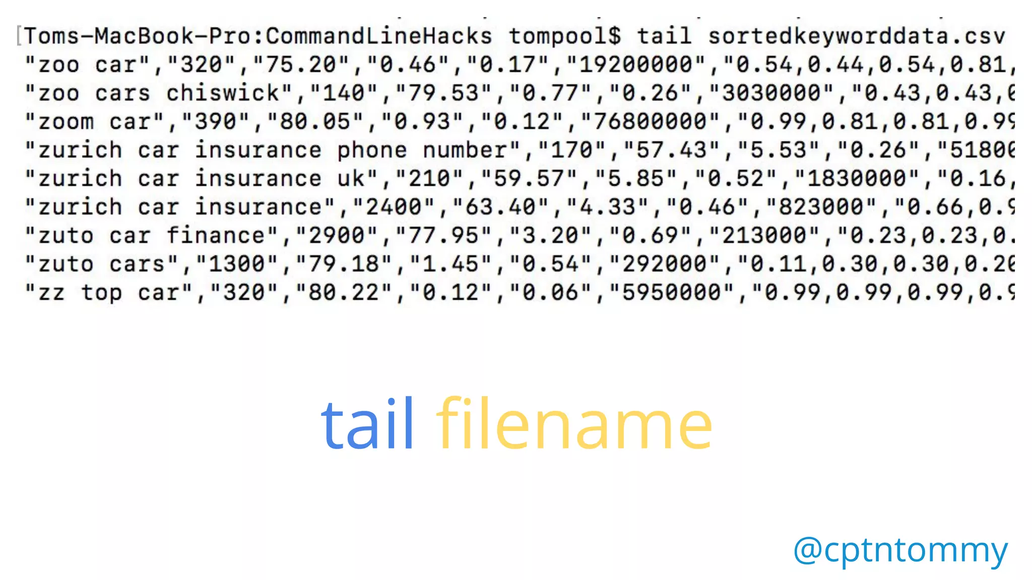 tail filename
@cptntommy
 