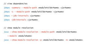 Comprehensive Guide to Java Modules and Command-Line Operations | PDF