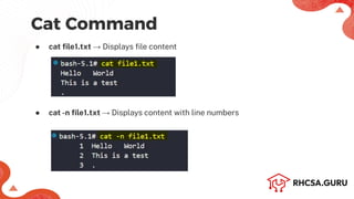 Command Line Text Processing - RHCSA +.pdf
