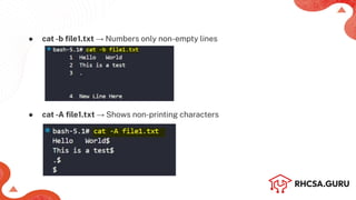 Command Line Text Processing - RHCSA +.pdf