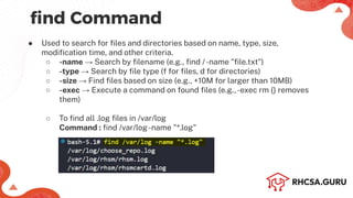 Command Line Text Processing - RHCSA +.pdf