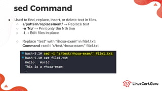 Command Line Text Processing - RHCSA +.pdf