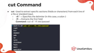Linux Command Line And Text Processing Command Line Text Processing - RHCSA +.pdf