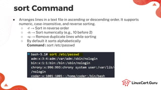 Command Line Text Processing - RHCSA +.pdf