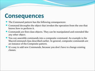 Command pattern | PPT