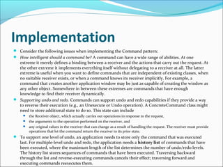Command pattern | PPT | Operating Systems | Computer Software and ...