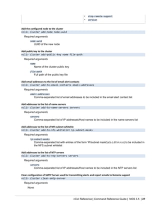 Command reference nos-v3_5 | PDF