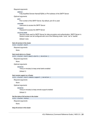Command reference nos-v3_5 | PDF