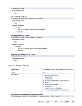 Command reference nos-v3_5 | PDF