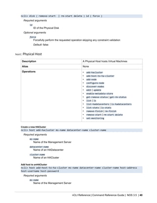 Command reference nos-v3_5 | PDF