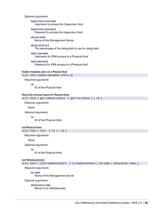 Command reference nos-v3_5 | PDF