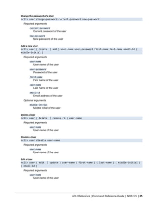 Command reference nos-v3_5 | PDF