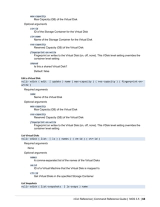 Command reference nos-v3_5 | PDF