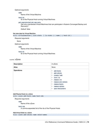 Command reference nos-v3_5 | PDF
