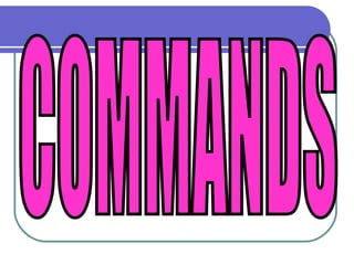 COMMANDS 