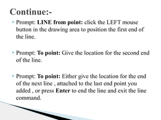 Commands in AutoCAD | PDF