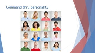 Command thru personality
 