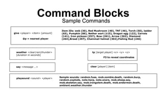 Command Your World With Command Blocks And Redstone Command Your World With Command Blocks And Redstone