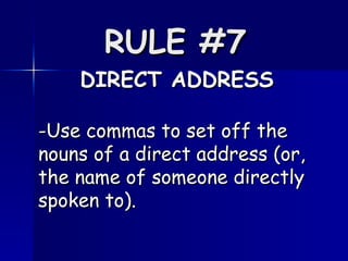comma_powerpoint for students and teachers | PPT
