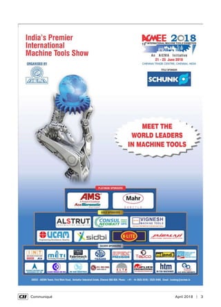      Communiqué	 April 2018  |  3
 