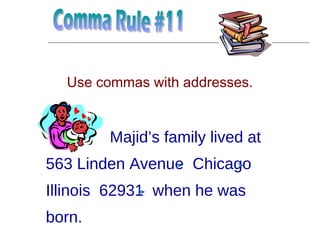 Comma rules | PPT