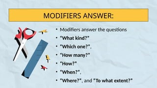 Modifier Comma Rule Example Comma Rules Information and Practice Education Presentation in Red and ...