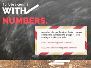 Read Numbers Comma 12 Comma Rules for the Comma Obsessed | PDF