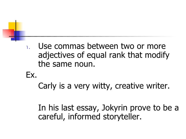 commas in sentences edi