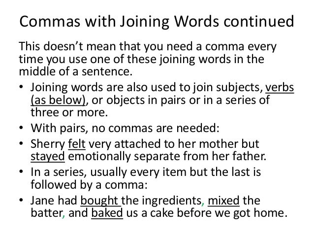 Commas New