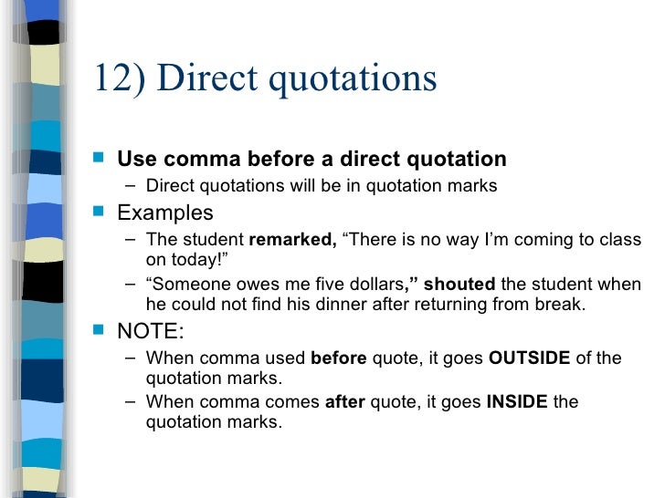 Commas notes 3 powerpoint