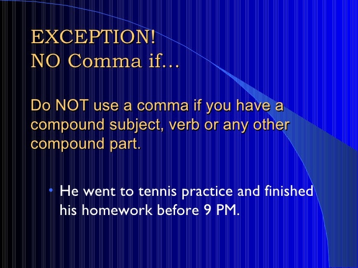 comma rules because commas rule rules on commas