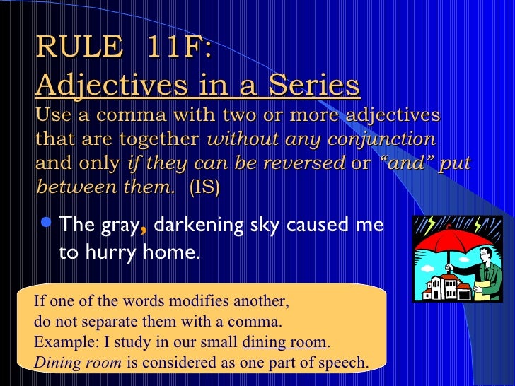 Comma Rules because Commas Rule!