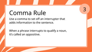 Comma Use Presentation in Colorful Retro Style.pptx