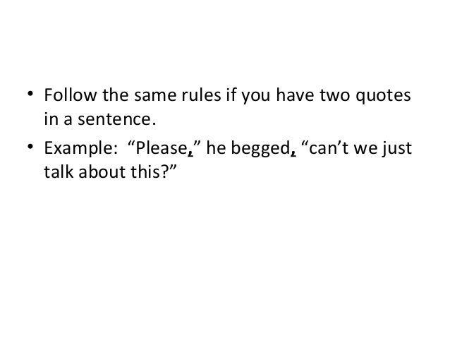 comma with quotes rule and grammar practice 10 16 14 quotes and commas