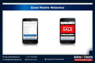 Good Mobile Websites
 