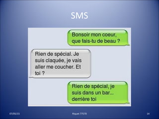 SMS
07/05/15 14Riquet 77570
 