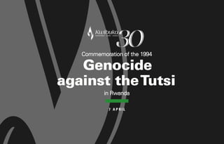 Commemoration at the African Union HQ -KWIBUKA30