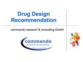 Drug Design Recommendation commendo research & consulting GmbH 