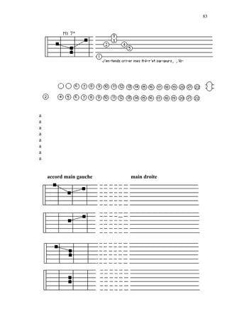 83
a
a
a
a
a
a
a
a
accord main gauche main droite
 