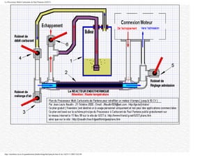 Le Processeur Multi-Carburants de Paul Pantone (GEET)
http://membres.lycos.fr/quanthomme/jlnlabs/bingofuel/pmcjln.htm (6 de 14)25/11/2005 9:42:09
 