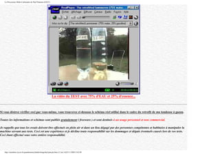 Le Processeur Multi-Carburants de Paul Pantone (GEET)
La vidéo du TEST avec 75% d'EAU et 25% d'essence...
Si vous désirez vérifier ceci par vous-même, vous trouverez ci-dessous le schéma réel utilisé dans le cadre du retrofit de ma tondeuse à gazon.
Toutes les informations et schémas sont publiés gratuitement ( freeware ) et sont destinés à un usage personnel et non commercial.
Je rappelle que tous les essais doivent être effectués en plein air et dans un lieu dégagé par des personnes compétentes et habituées à manipuler la
machine servant aux tests. Ceci est une expérience et je décline toute responsabilité sur les dommages et dégats éventuels causés lors de vos tests.
Ceci étant effectué sous votre entière responsabilité.
http://membres.lycos.fr/quanthomme/jlnlabs/bingofuel/pmcjln.htm (12 de 14)25/11/2005 9:42:09
 