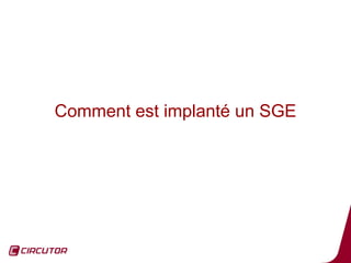 Comment est implanté un SGE




                              27
 