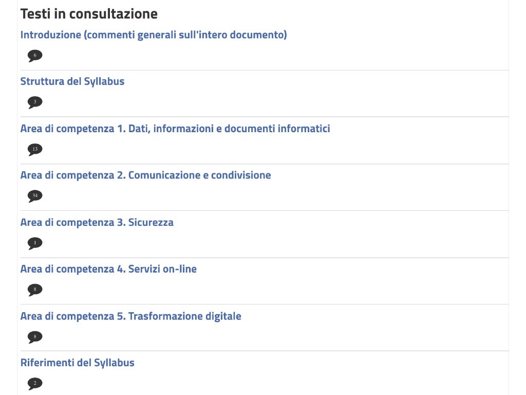 Syllabus Competenze Digitali Per La Pa 2023 Risposte Consultazione pubblica online sul Syllabus “Competenze digitali per l…