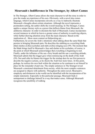 Commentary Essay Examples | PDF