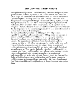 Commentary Essay Examples | PDF