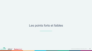 36Événement petit déjeuner- 09 Novembre 2017
Les points forts et faibles
 