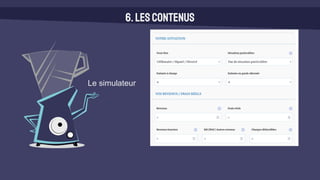 6.Lescontenus
Le simulateur
 